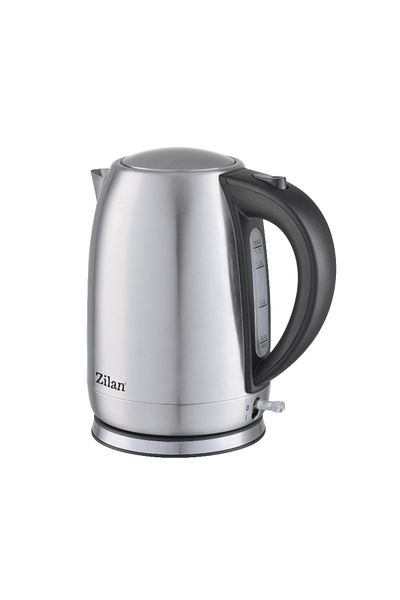 Zilan Electric kettle Zilan ZLN-1680 Wasserkocher made of stainless steel, power 2200 W, capacity 1.7 L, Black