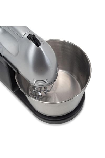 Hausberg Mixer Cu Bol Hb-3551ng, 7 Viteze, Putere 250w, Bol Din Inox De 2l, Negru