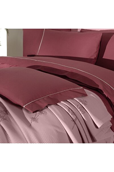 Sarev Eva Eldon Pink Single 100% Cotton Duvet Cover and Pike Set