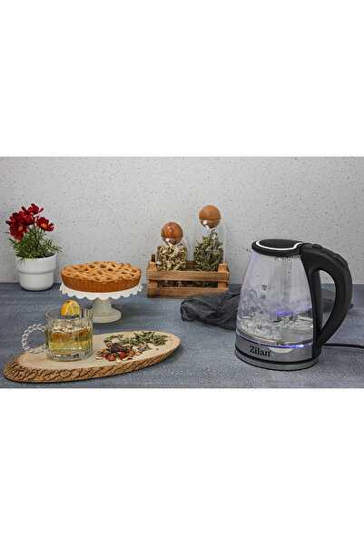 Zilan Ηλεκτρικός βραστήρας ZLN8115, ισχύς 1800 W, χωρητικότητα 1,8 λίτρα, διαφανής