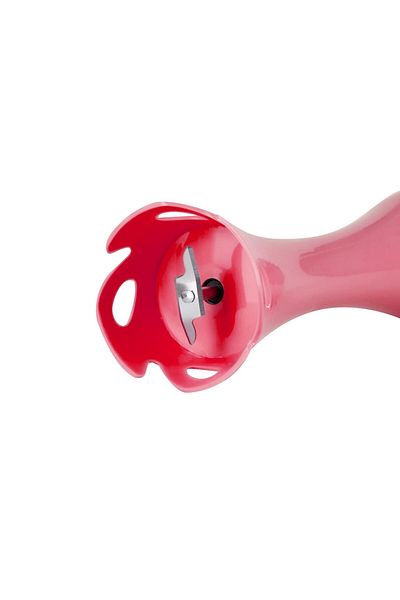 Hausberg Tyčový mixér HB-7669RS, 350 W, nerezová čepel, nerezová vnitřní hřídel, červená