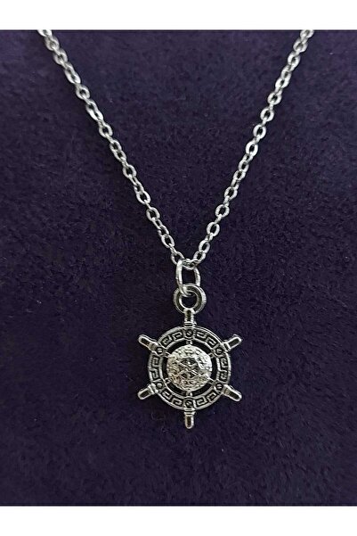 sarıyer silver Dümen Model Çelik Deniz Gemici Stil Minimal Günlük Kullanıma U...