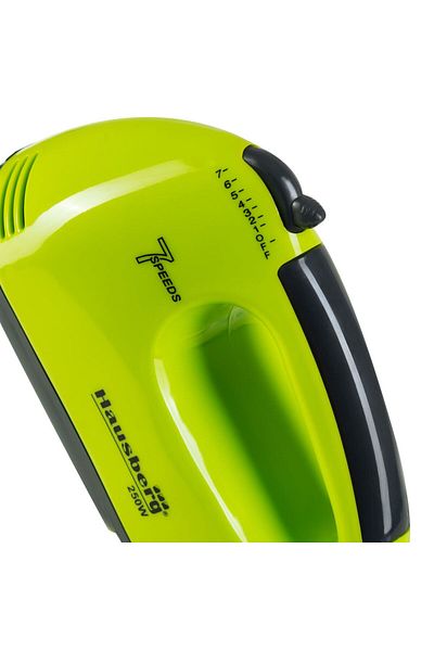 Hausberg Ruční mixér, Hausberg HB-4112VR, bílý/zelený, 250 W, 7 rychlostí