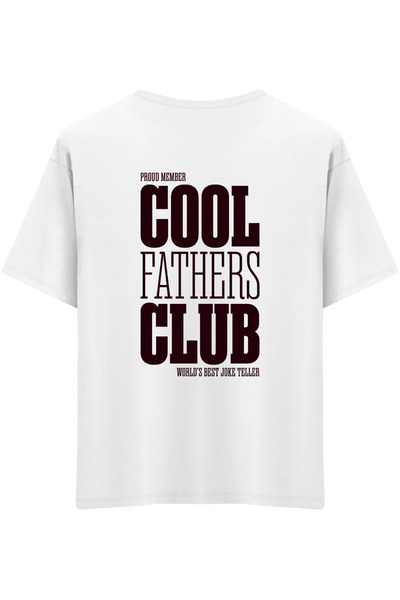 BetterThanCo Cool Fathers Club - Oversized T-shirt