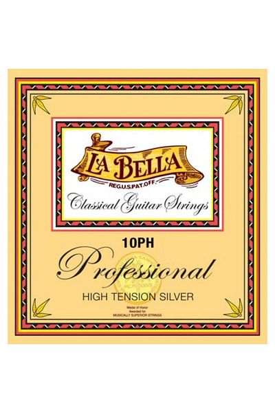 Labella La Bella Strings 10Ph - Professional Series Hard Tens. Classic Guitar String