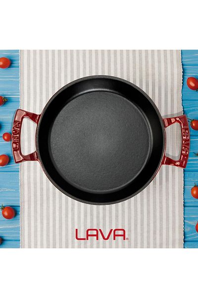 Lava Sahan Round Red 16 cm