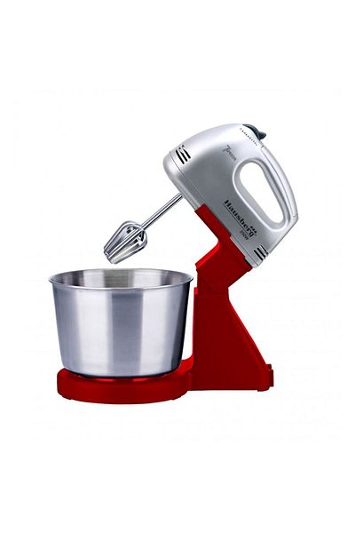 Hausberg Mixer With Bowl Hb-3551rs, 7 Speeds, Power 250w, 2l Stainless Steel Bowl, Red