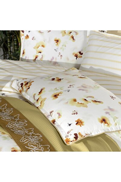 Sarev Eva Jadon Yellow Single 100% Cotton Duvet Cover and Pike Set
