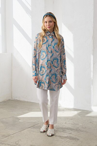 QANU Сорочка з візерунком Indigo