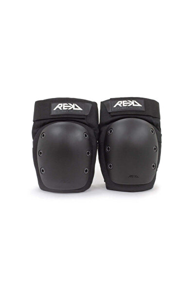 REKD وسادات الركبة المنحدرة - أسود [زوج] XL