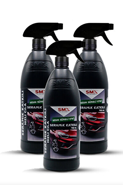 SMX Seramik Katkılı Hızlı Ve Pratik Cila 3 Adet (3X750)