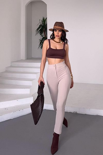 İstangül Butik Ankle Length Lycra Trousers