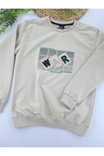 Butik Момчешки суичър от плътна компактна материя с 2 нишки, нерейпънс, сезонен