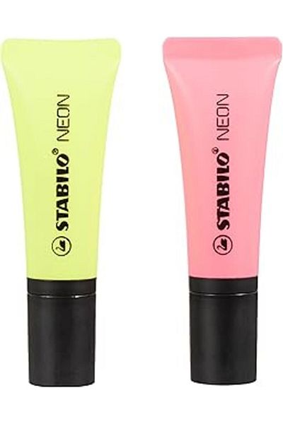 Hepta Collection Neon Highlighter - Highlighter - 2 Pack - Various Colors