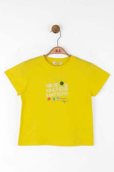 NK Matsert pentru fete galbene tricou 4-8 ani