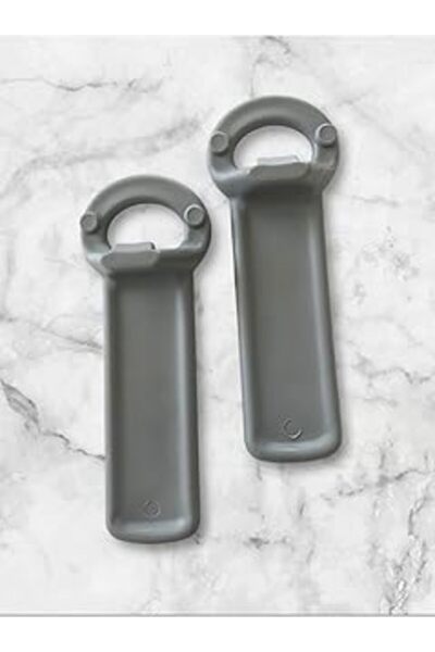 Mu Art Promotional Plastic Opener 5 Different Colors 2 Pieces (Gray)