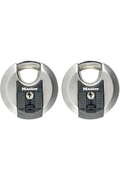 STOREMAX Master Lock Sturdy Disc Padlock, M40Eurt, Storage Units, Garden Sheds, Garages, Römo