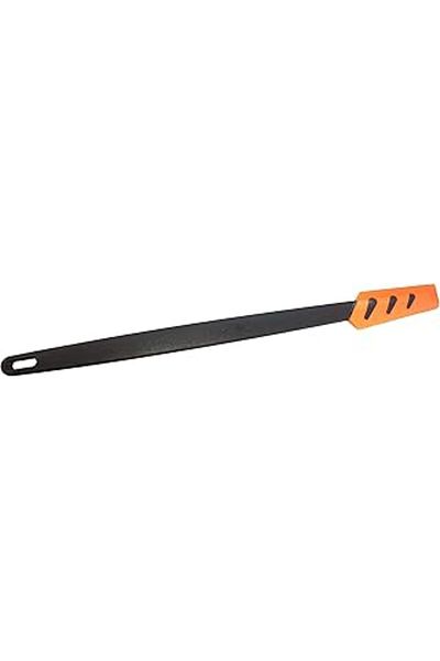 SH TICARET Tupperware Grip-Ready Black-Orange Small Top Houndstooth Dough Spatula Narrow
