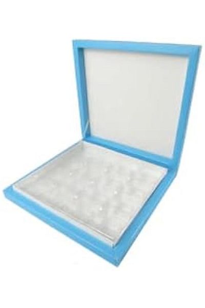 Mu Art Ahşap My Marifetlerim - Blue Cardboard Chocolate Box Box of 16