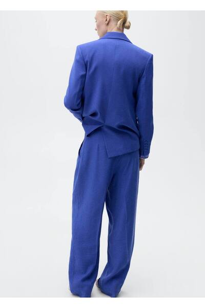 MANGO Woman Wideleg pensli kumaş pantolon