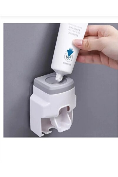 Seyax Otomatik diş macunu sıkacağı, diş fırçalık, kendinden yapışkanlı