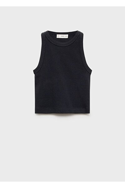 MANGO Kids Triko cropped bluz