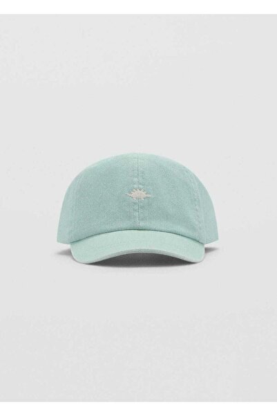 MANGO Baby İşlemeli vizör şapka