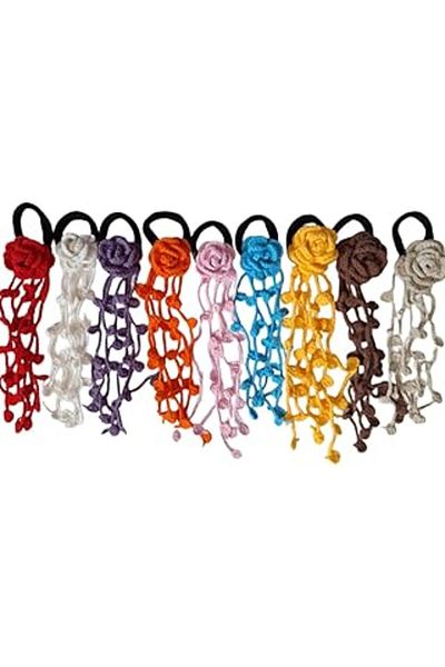 Mu Art Rose Cluster Buckle (Purple)