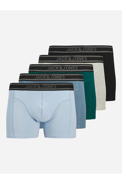 Jack & Jones JACKYLE SOLID TRUNKS 5 PACK BOX