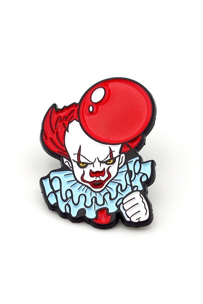 Solfera Pennywise Stephen King IT O Sinema Pin Yaka İğnesi Çanta Süsü Rozet RZ351
