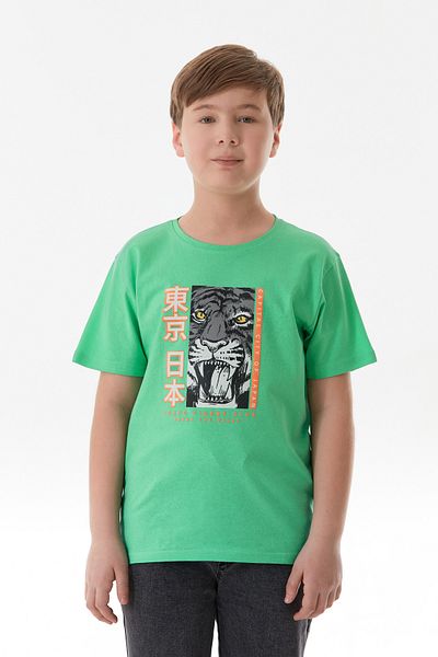 Fulla Moda Μπλουζάκι για αγόρι με στάμπα Tiger