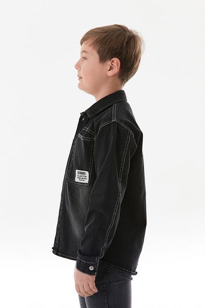 Fulla Moda Text Printed Pocketed 2 Piece Boy's Suit