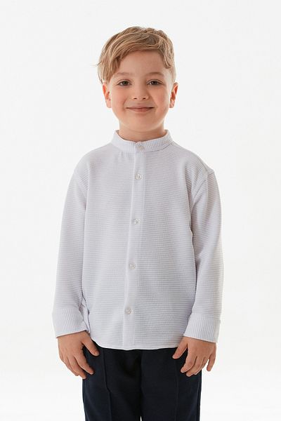 Fulla Moda Basic Judge Collar Boy's Shirt