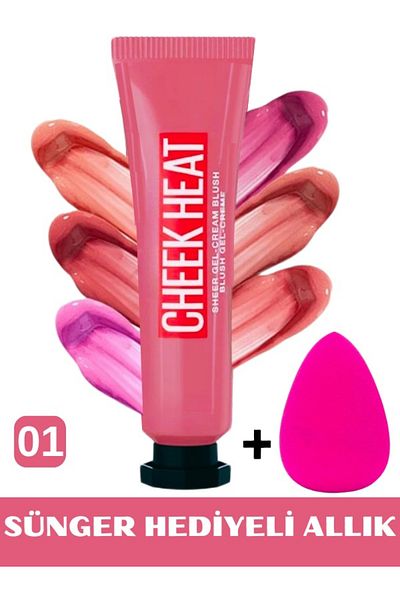 NUNUKO Lasting Liquid Blush in 24 Hours (with Pear Sponge Gift)