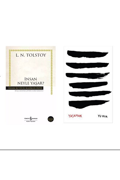 TÜRKİYE İŞ BANKASI KÜLTÜR YAYINLARI İnsan Neyle Yaşar? - Lev Nikolayeviç Tols...