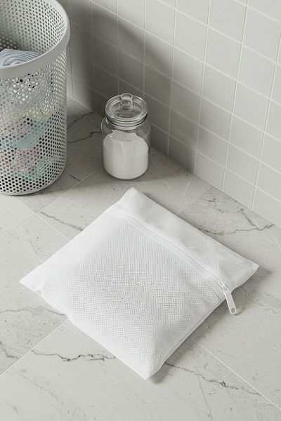 PARİS HOME Sock Washing Net Bag 20X18 cm Shoe Slipper Washing Net