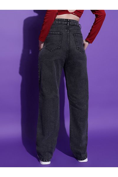 Kotty By Styli High-Rise Straight Fit Jeans
