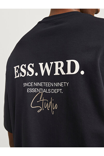 Jack & Jones Slogan Print Crew Neck T-Shirt