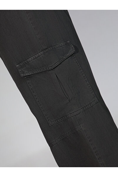 Hubberholme By Styli Solid High Rise Cargo Pants