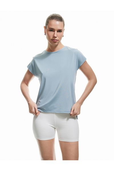 Koton Tricou sport lung de bază cu decolteu relaxat