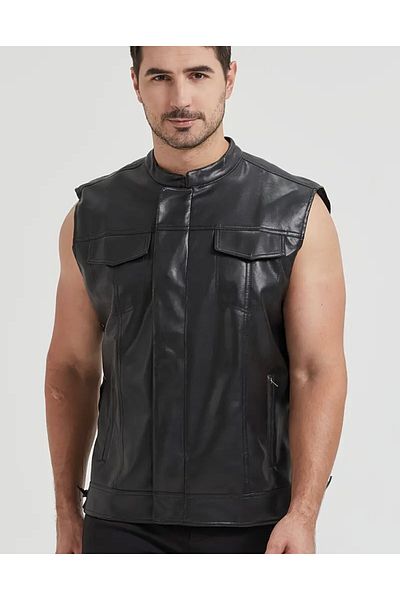 NYC GİYİM TEKSTİL Cooper Vest with Lateral Lacing Adjustment and Zipper Closure