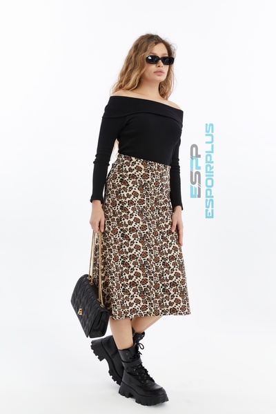 ESPOİRPLUS BLUZĂ CAMISOLE MADONNA GULER, SET FUSTA EVAZATĂ DE PIELE DE PIELE ...