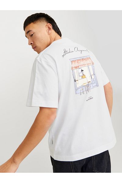 Jack & Jones Graphic Print Crew Neck T-Shirt