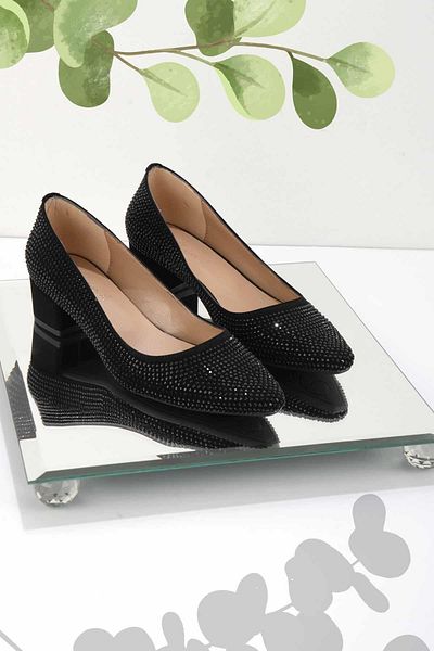Bambi Black Women's Classic Heeled Shoes K 01189937102