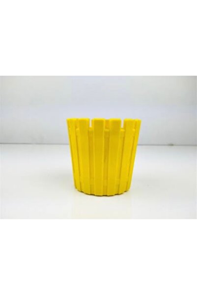 Alezy Poliwork 27 Cm Akasya Bitki Ve Çiçek Saksısı 8,5 Litre 2 Sarıııı