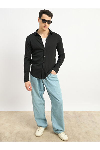 Styli قميص محبوك بقصّة عادية