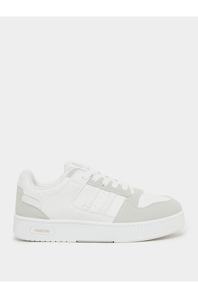 Styli Color Block Lace Up Sneakers