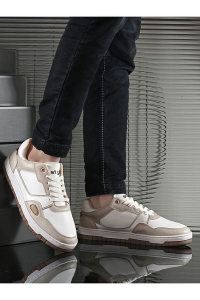 Styli Low Top Lace Up Court Sneakers