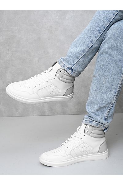 Styli High Top Color Block Lace Up Sneakers