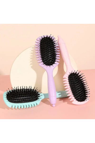 Nehir Shaped and Evident Curl Creation and Curl Separation Curl Creation Brush and Comb